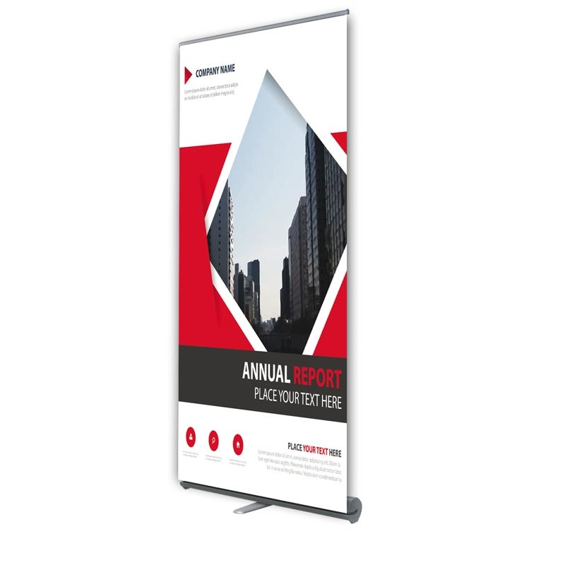 Magnetic Roll up banner H 200 x L 85 cm with digital 