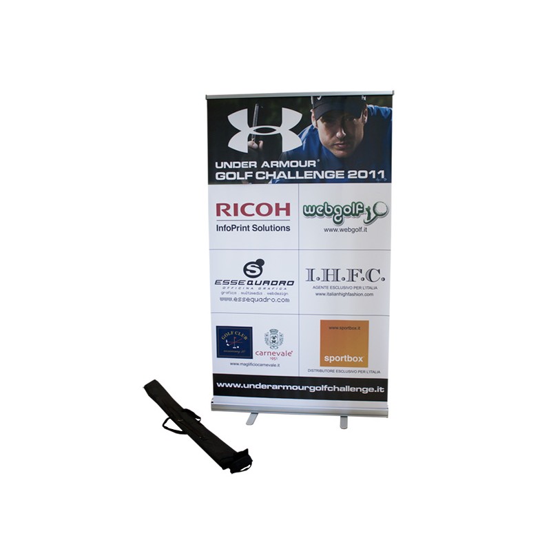  Roll up standard H 200 x L 120 cm con stampa e sacca 