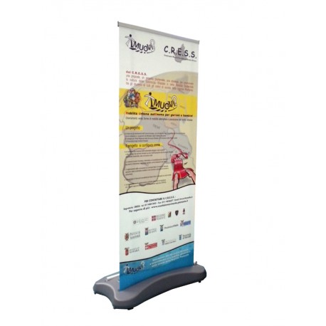  Roll up OUTDOOR H 200 x L 80 cm with digital print color
